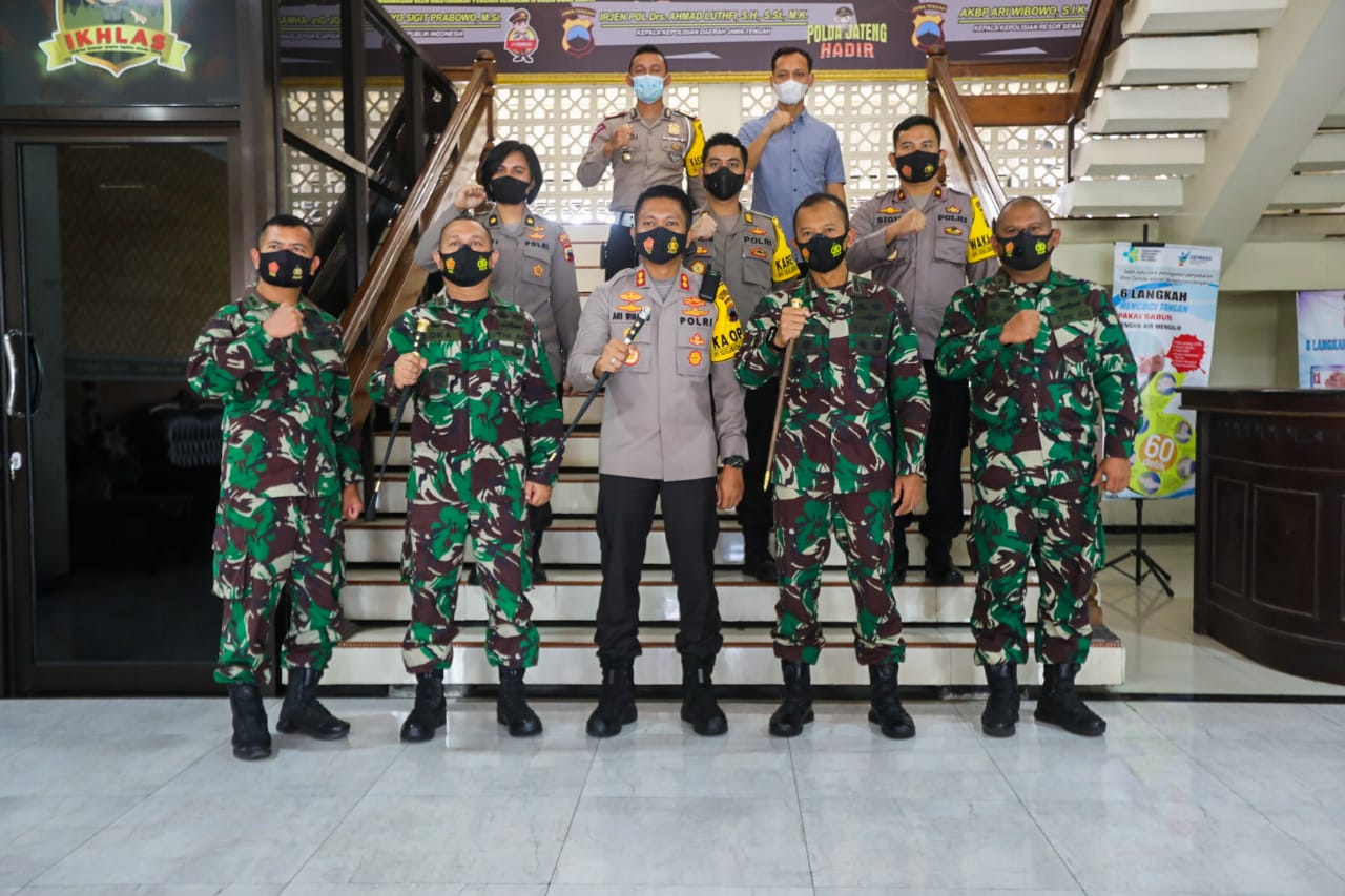 Jalin Sinergitas, Danrem 073/MKT Berkunjung Ke Polres Kabupaten Semarang  